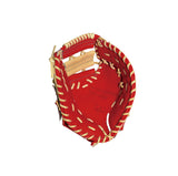 【ソフトボール】 女子キャッチャーミット ASJ222 Dオレンジ/キャメル