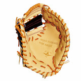 【ソフトボール】 女子キャッチャーミット ASJ223 キャメル/Bブラック