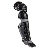 【軟式一般】捕手用 レガース LGJ21S ブラック/グラファイト