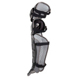 【軟式一般】捕手用 レガース LGJ21S ブラック/グラファイト