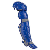 【軟式一般】捕手用 レガース LGJ21S ブルー/グラファイト