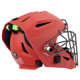 【日本初:SG対応】ヘルメット型マスク 硬式軟式兼用 MVP5MLーHR SG対応品