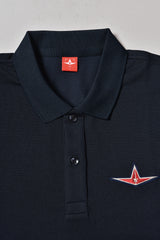 ベースボール 半袖ポロシャツ : ASJA02 ネイビー