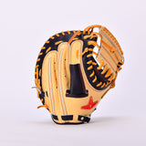 【ソフトボール】 キャッチャーミット ASJ221 ブラック/キャメル