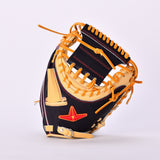 【ソフトボール】 キャッチャーミット ASJ221 キャメル/ブラック