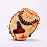 硬式キャッチャーミット ASJ201 キャメル/ブラックN(和牛)