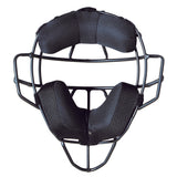 【高校対応】捕手用マスク:FM40SH 中空鋼 ブラック/ブラック