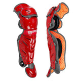 【女子ソフトボール】 キャッチャー用 レガース LGWAFX レッド