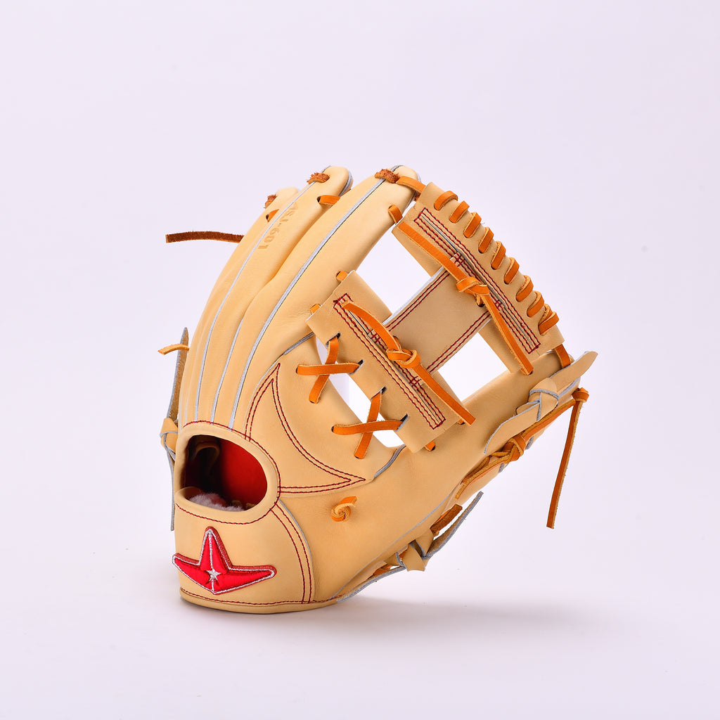 クランプス　硬式用グローブ　キャメル　内野用 硬式内野用グラブ ASJ601 キャメル – allstarjapan
