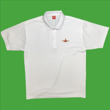 ベースボール 半袖ポロシャツ : ASJA02 ホワイト