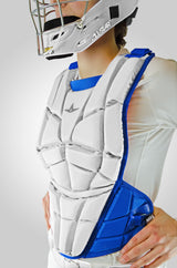 【女子ソフトボール】 キャッチャー用 プロテクター CPWAFX ホワイト/ブルー