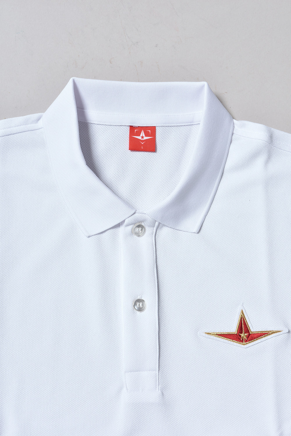 ベースボール 半袖ポロシャツ ： ASJA02 ホワイト – allstarjapan