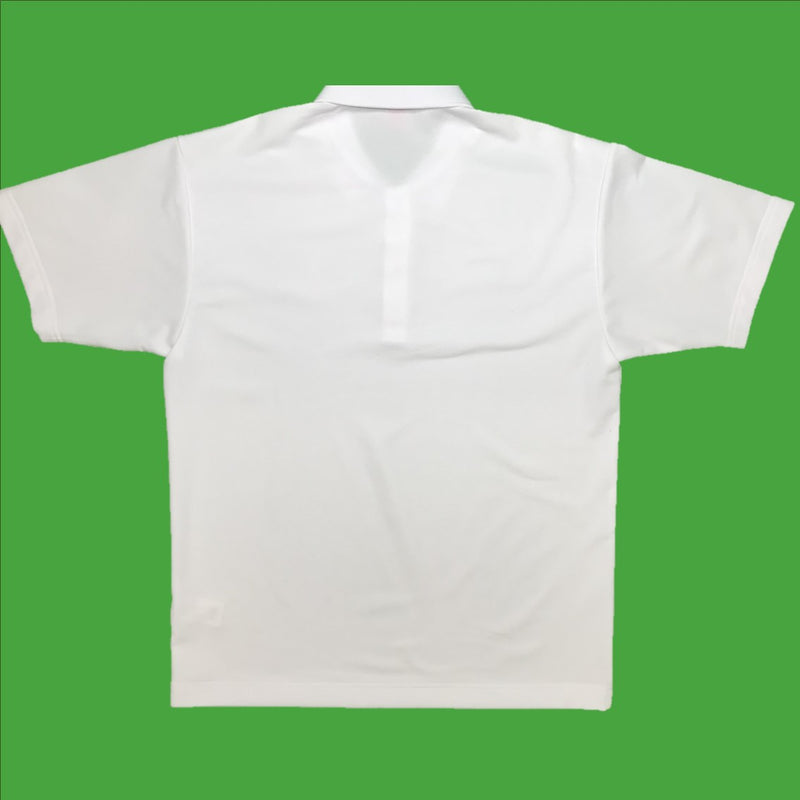 ベースボール　半袖ポロシャツ　：　ASJA02　ホワイト